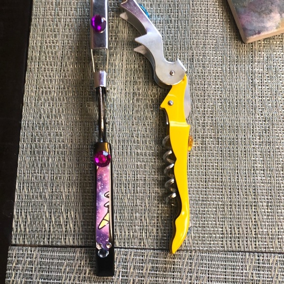 #58b 🦄NWOT Blinged Out Corkscrew with Rainbow Unicorn Vibes🦄 - Picture 8 of 16